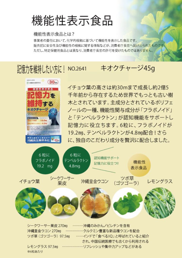Memory Charge Botanicals