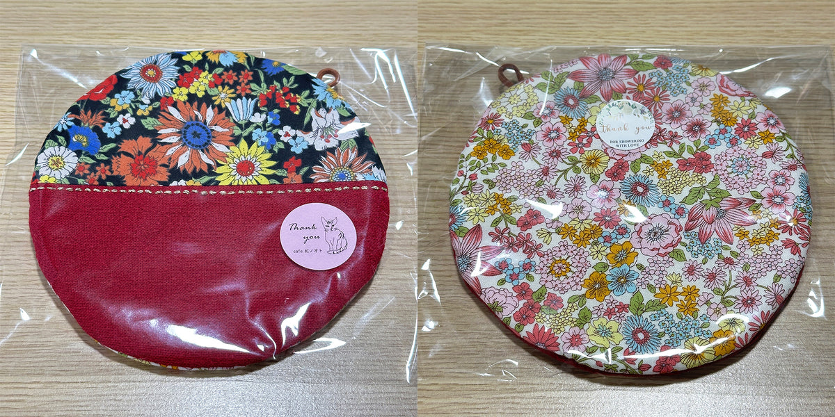 Posavasos de tela hechos a mano - Tamaño plato redondo