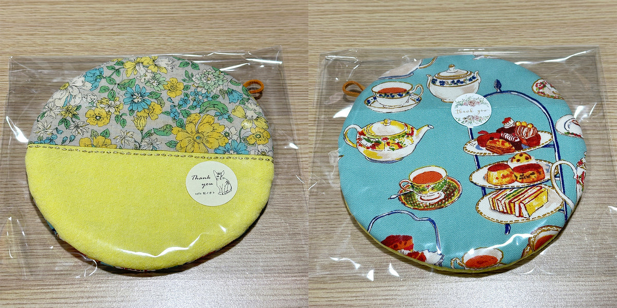 Posavasos de tela hechos a mano - Tamaño plato redondo