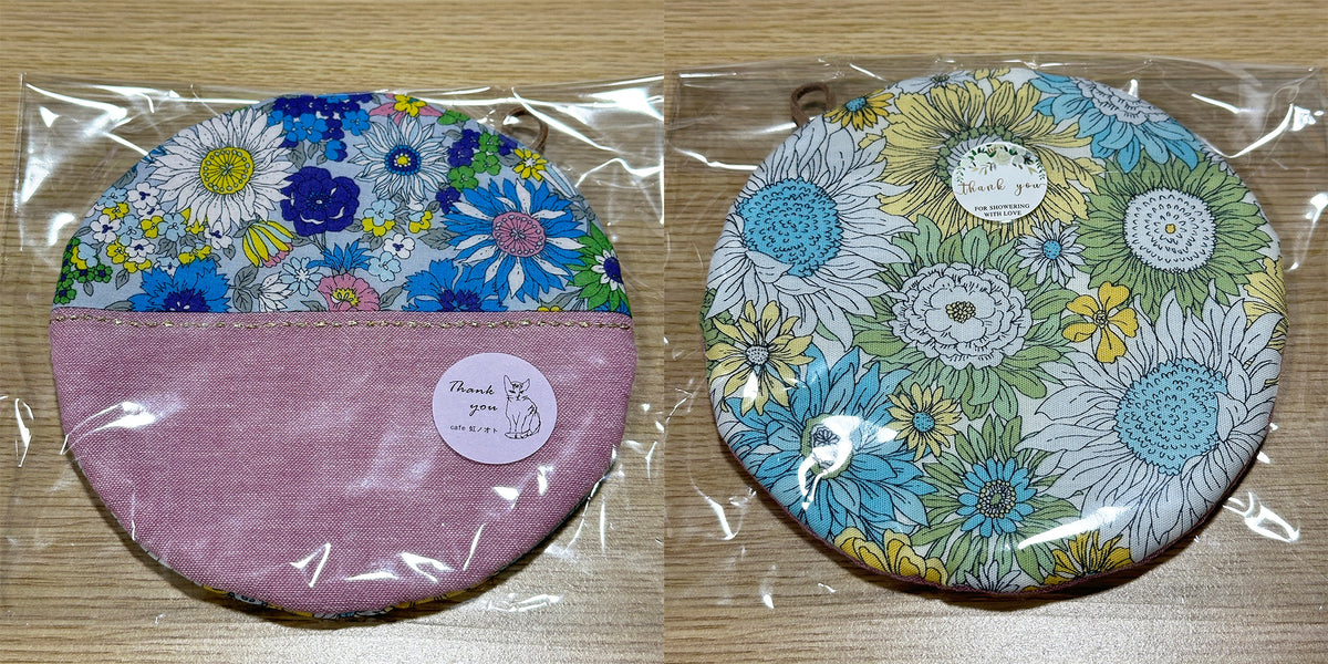 Posavasos de tela hechos a mano - Tamaño plato redondo