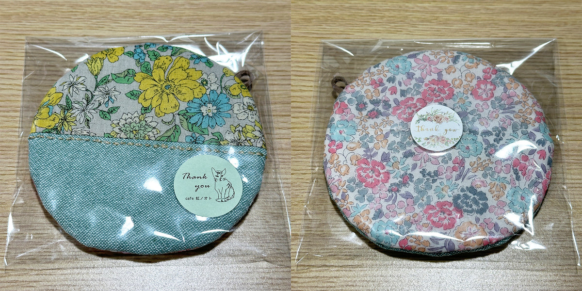 Posavasos de tela hechos a mano - Tamaño de taza redondo