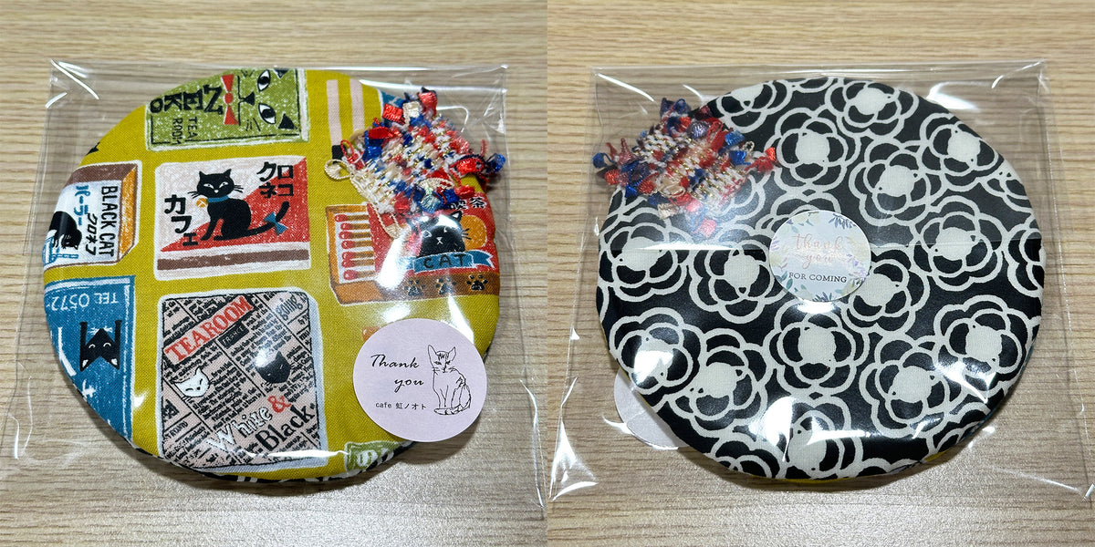 Posavasos de tela hechos a mano - Tamaño de taza redondo