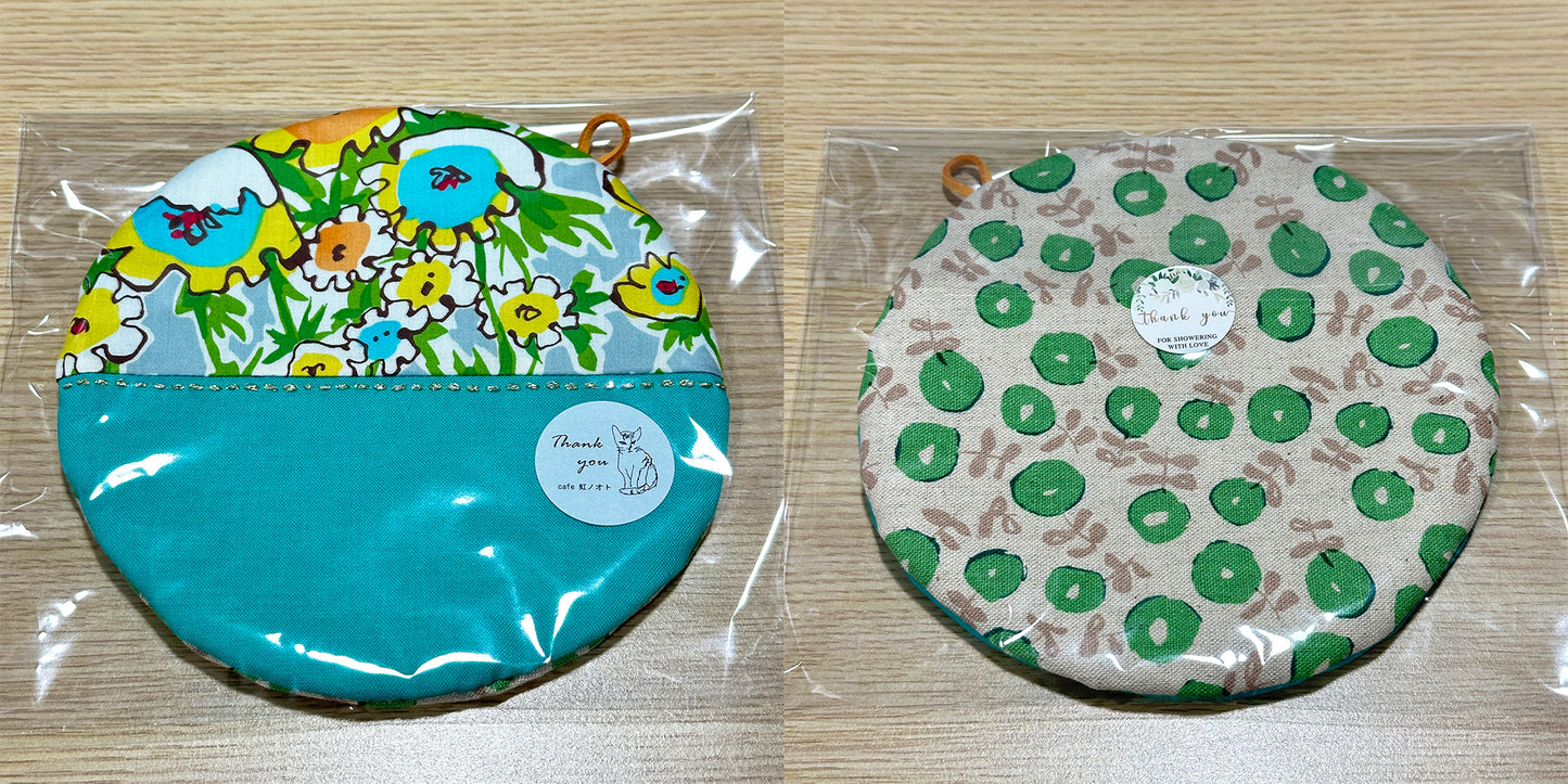 Hand-made Fabric Coasters - Round Dish sized