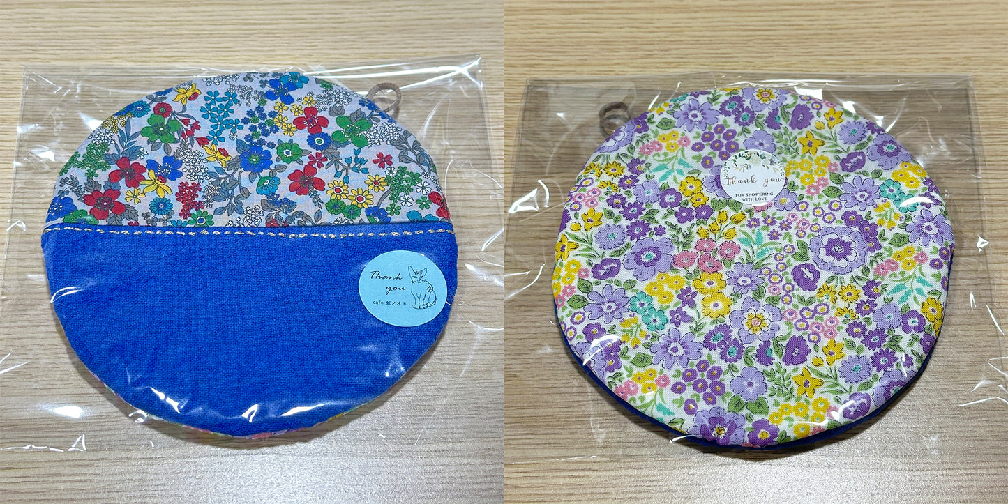 Hand-made Fabric Coasters - Round Dish sized