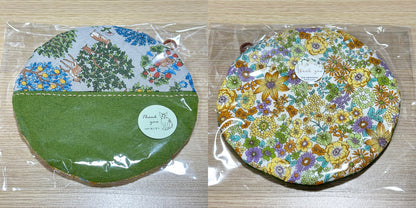 Hand-made Fabric Coasters - Round Dish sized