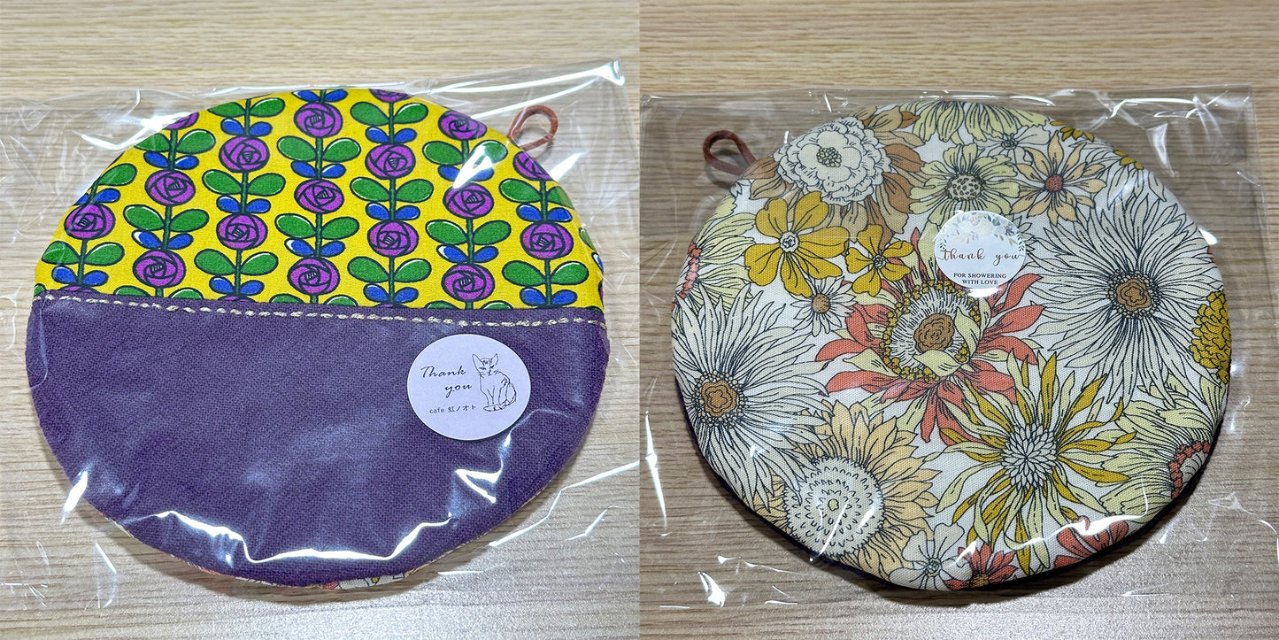 Hand-made Fabric Coasters - Round Dish sized