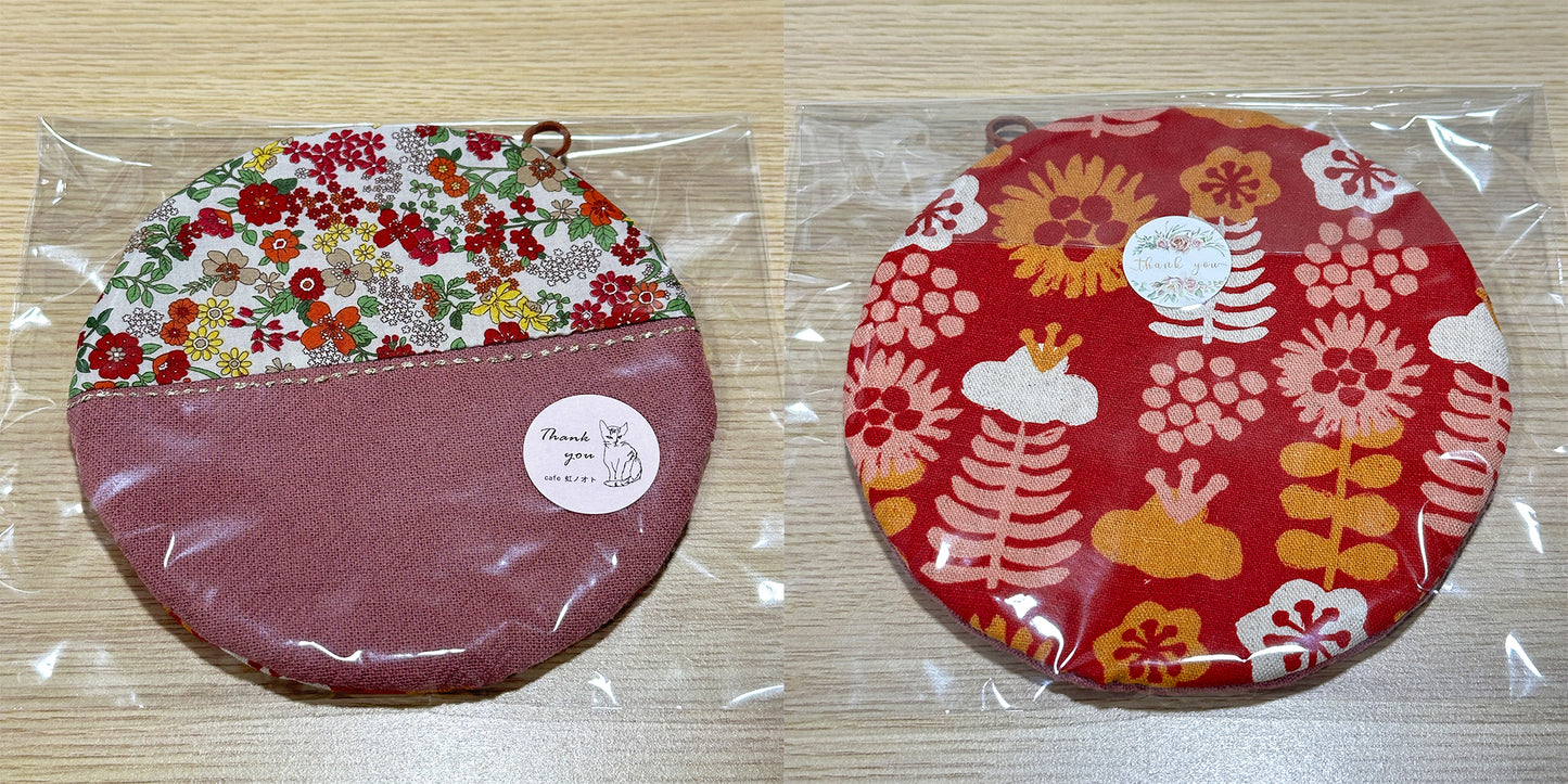 Hand-made Fabric Coasters - Round Dish sized