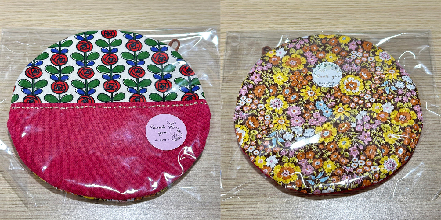 Hand-made Fabric Coasters - Round Dish sized