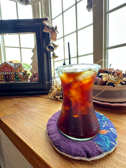 Hand-made Fabric Coasters - Round Dish sized