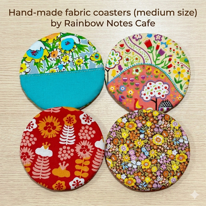 Hand-made Fabric Coasters - Round Dish sized