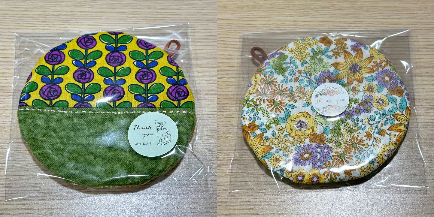 Hand-made Fabric Coasters - Round Cup sized
