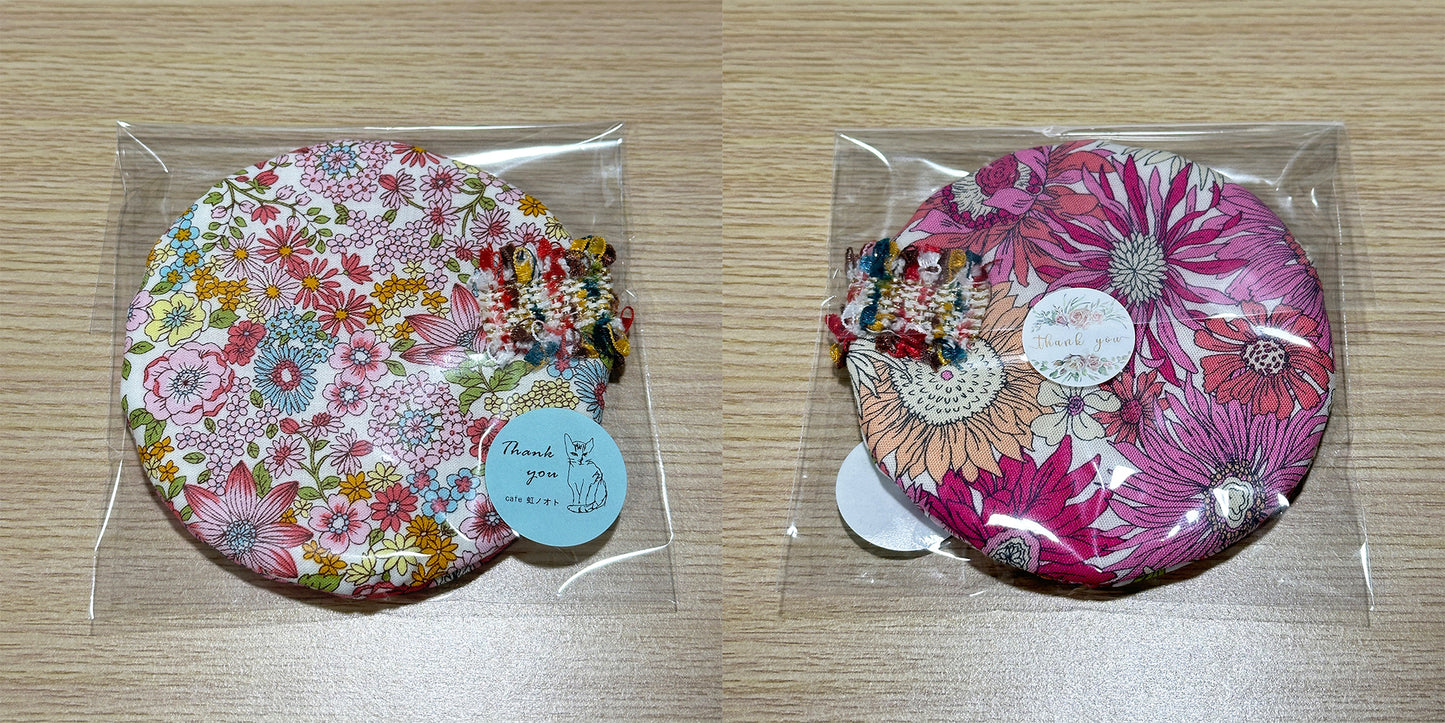 Hand-made Fabric Coasters - Round Cup sized