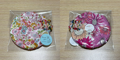 Hand-made Fabric Coasters - Round Cup sized