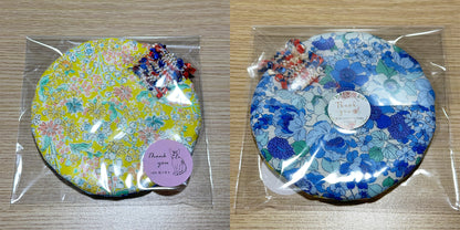 Hand-made Fabric Coasters - Round Cup sized