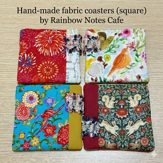 Hand-made Fabric Coasters - Square size